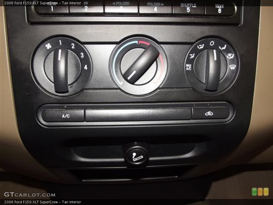 Tan Interior Controls for the 2006 Ford F150 XLT SuperCrew #59752064