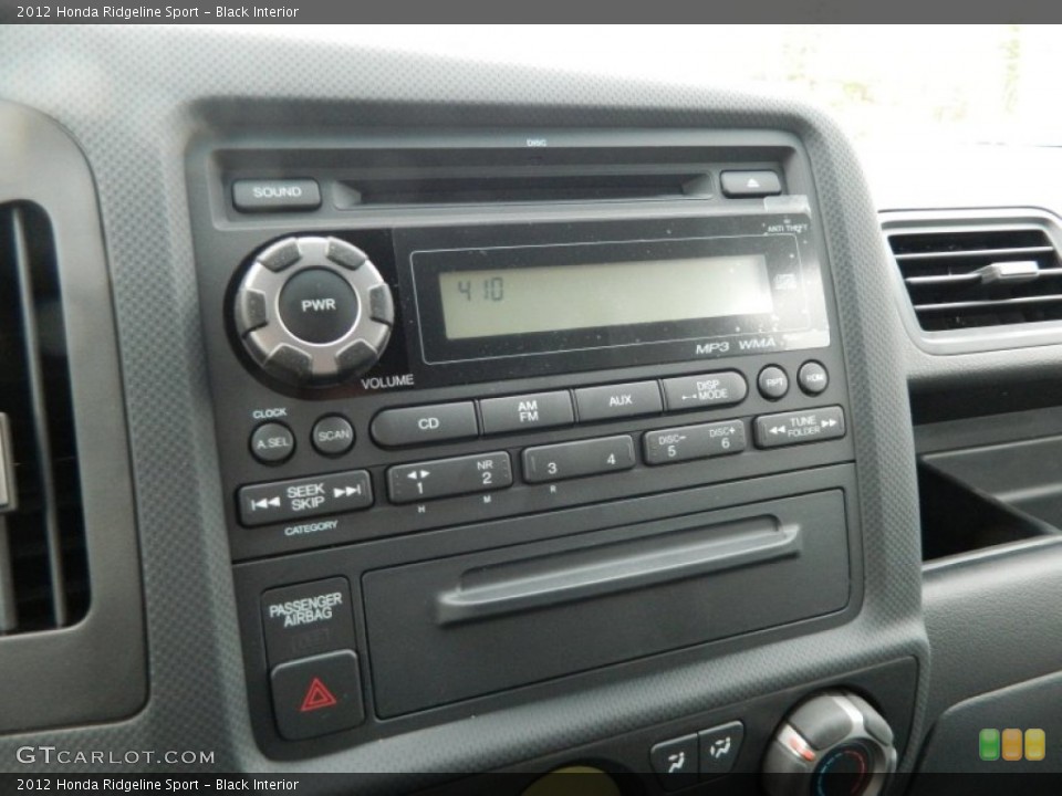 Black Interior Audio System for the 2012 Honda Ridgeline Sport #59753114