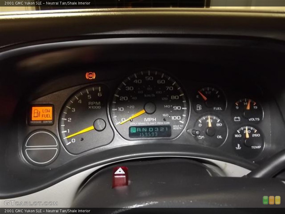 Neutral Tan/Shale Interior Gauges for the 2001 GMC Yukon SLE #59753267