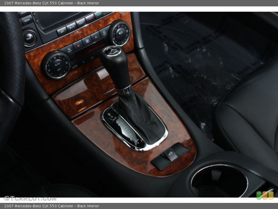Black Interior Transmission for the 2007 Mercedes-Benz CLK 550 Cabriolet #59754644