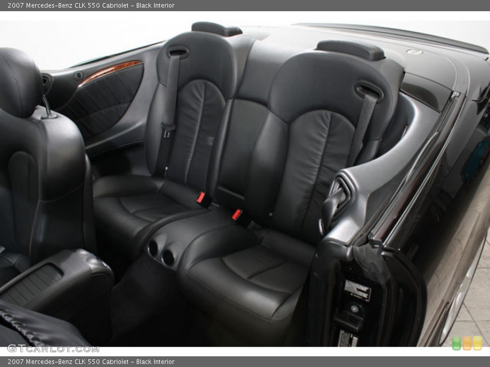 Black Interior Photo for the 2007 Mercedes-Benz CLK 550 Cabriolet #59754686