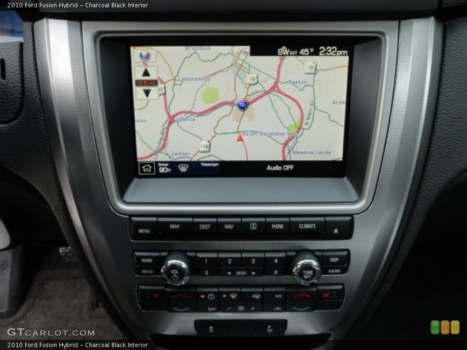 Charcoal Black Interior Navigation for the 2010 Ford Fusion Hybrid #59757308