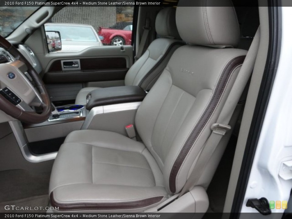 Medium Stone Leather/Sienna Brown Interior Photo for the 2010 Ford F150 Platinum SuperCrew 4x4 #59757410