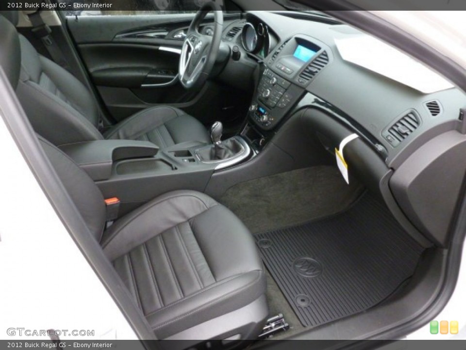 Ebony Interior Photo for the 2012 Buick Regal GS #59757629