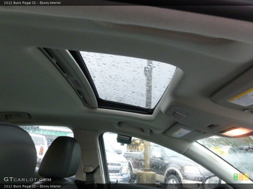 Ebony Interior Sunroof for the 2012 Buick Regal GS #59757638