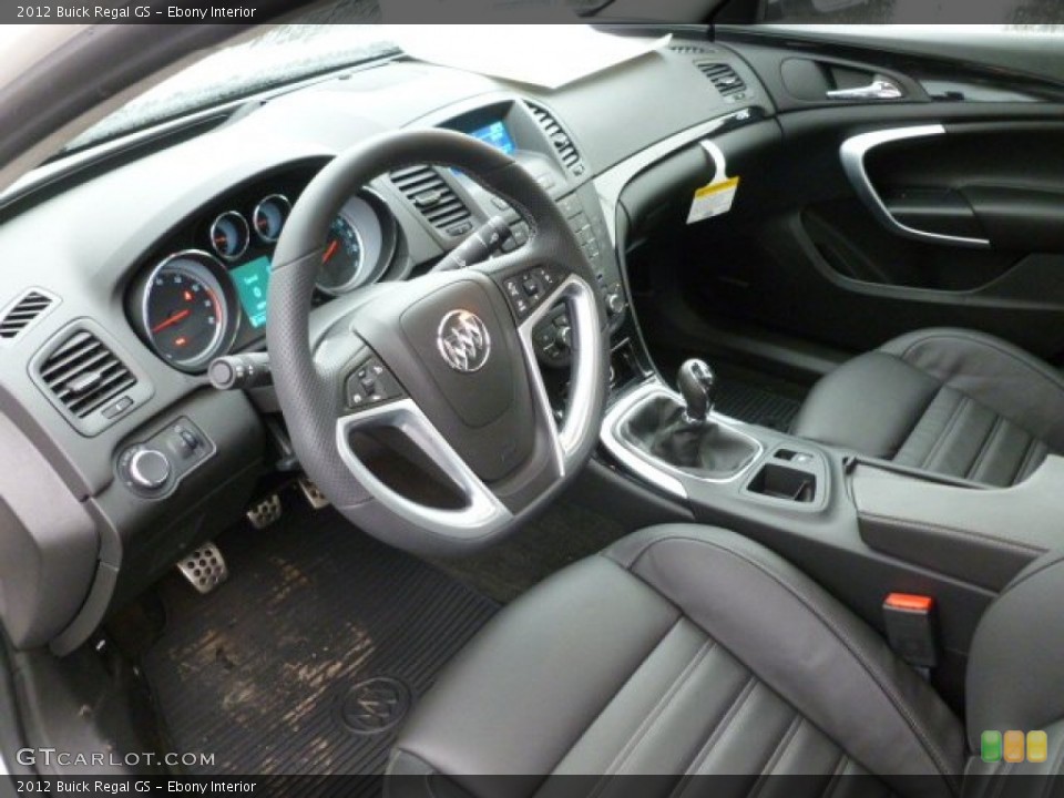 Ebony Interior Prime Interior for the 2012 Buick Regal GS #59757682