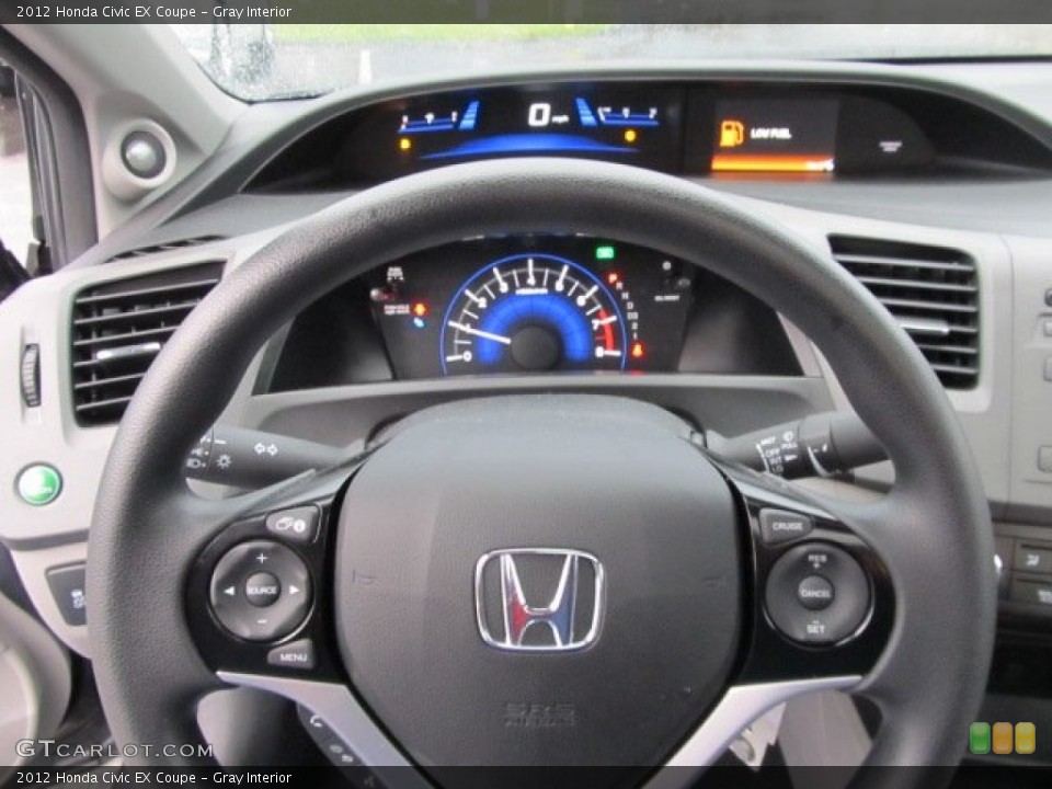 Gray Interior Gauges for the 2012 Honda Civic EX Coupe #59758832