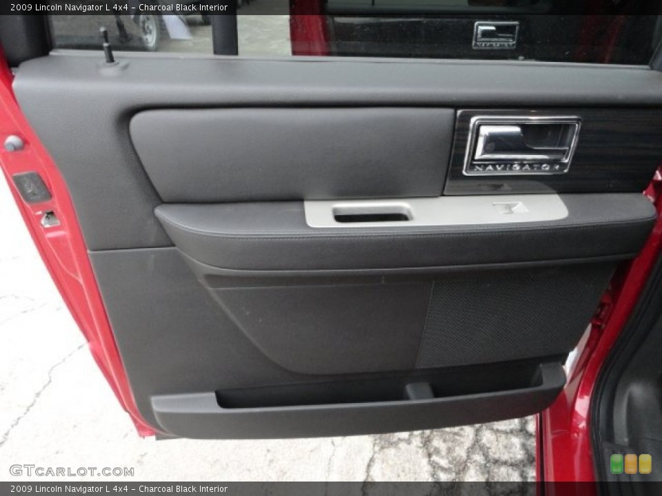 Charcoal Black Interior Door Panel for the 2009 Lincoln Navigator L 4x4 #59759045