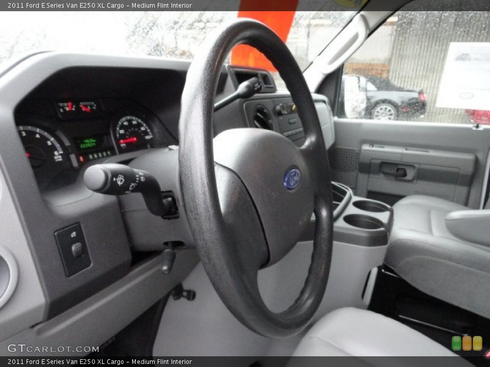 Medium Flint Interior Steering Wheel for the 2011 Ford E Series Van E250 XL Cargo #59759372