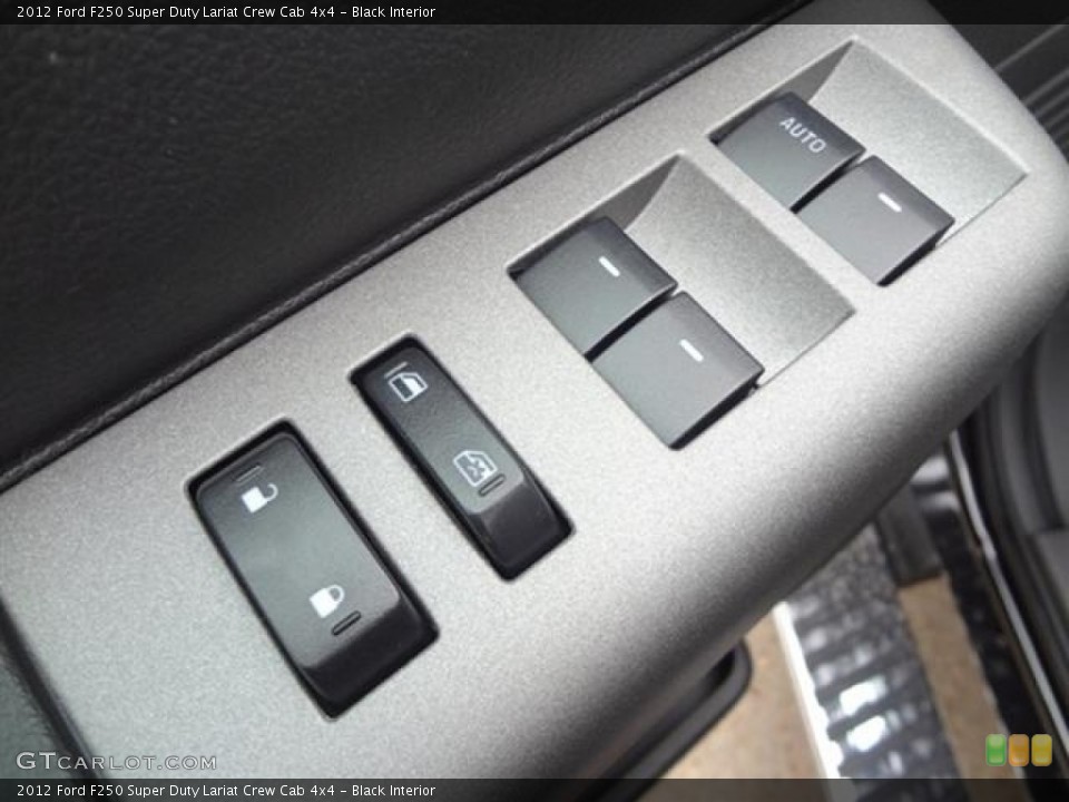 Black Interior Controls for the 2012 Ford F250 Super Duty Lariat Crew Cab 4x4 #59759411