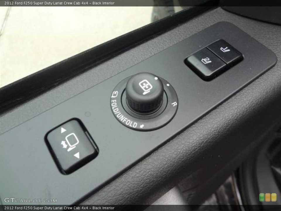 Black Interior Controls for the 2012 Ford F250 Super Duty Lariat Crew Cab 4x4 #59759417