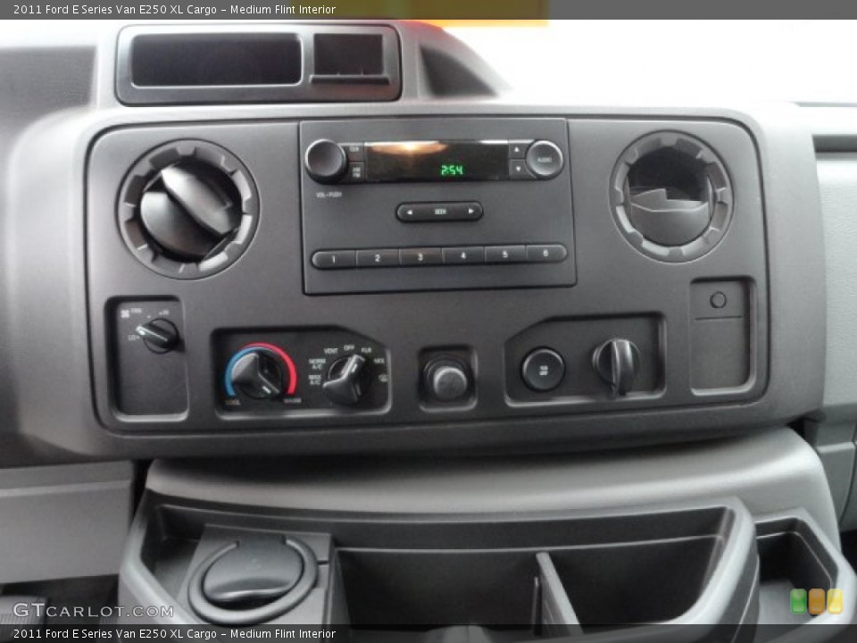 Medium Flint Interior Controls for the 2011 Ford E Series Van E250 XL Cargo #59759423