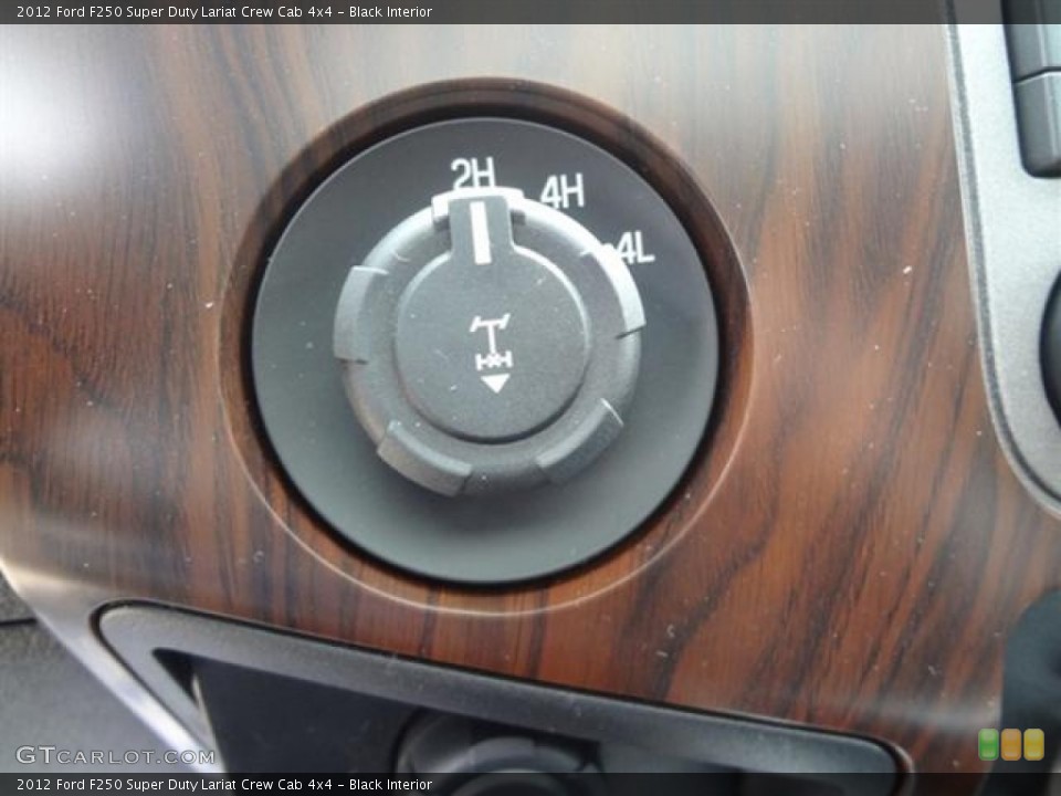 Black Interior Controls for the 2012 Ford F250 Super Duty Lariat Crew Cab 4x4 #59759450