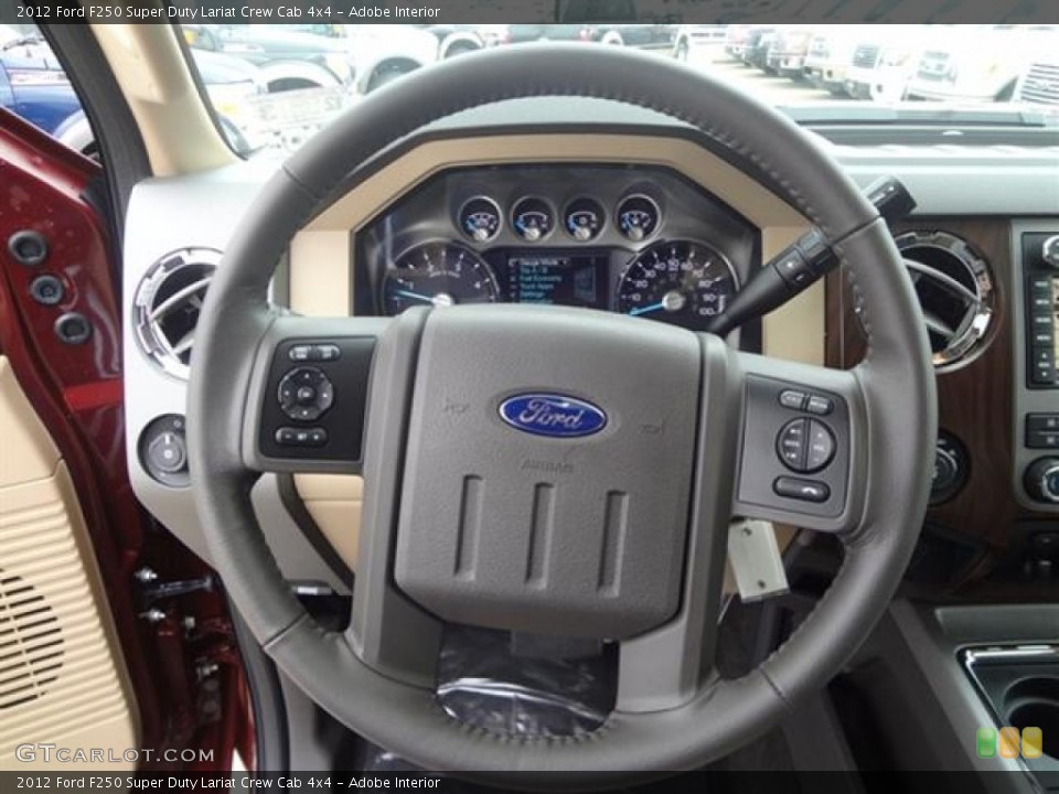 Adobe Interior Steering Wheel for the 2012 Ford F250 Super Duty Lariat Crew Cab 4x4 #59760050