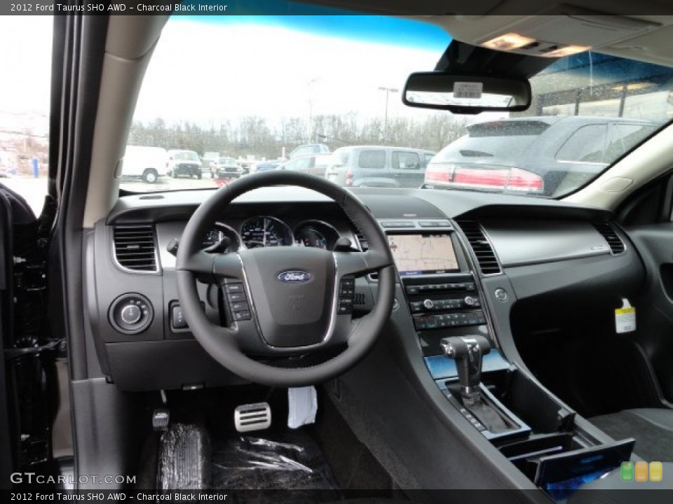 Charcoal Black Interior Dashboard for the 2012 Ford Taurus SHO AWD #59760068