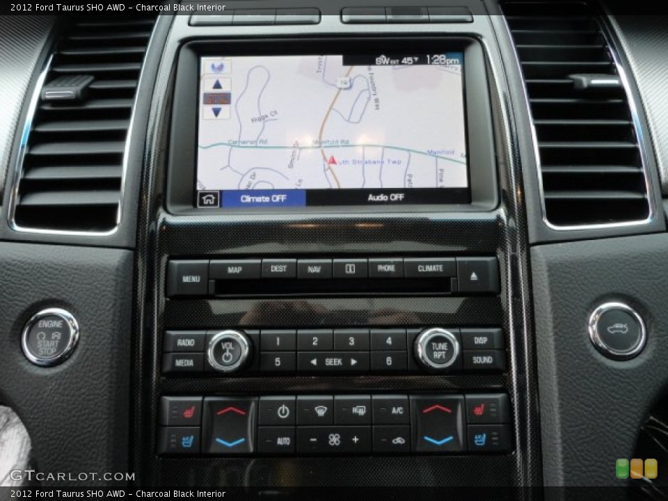 Charcoal Black Interior Controls for the 2012 Ford Taurus SHO AWD #59760131