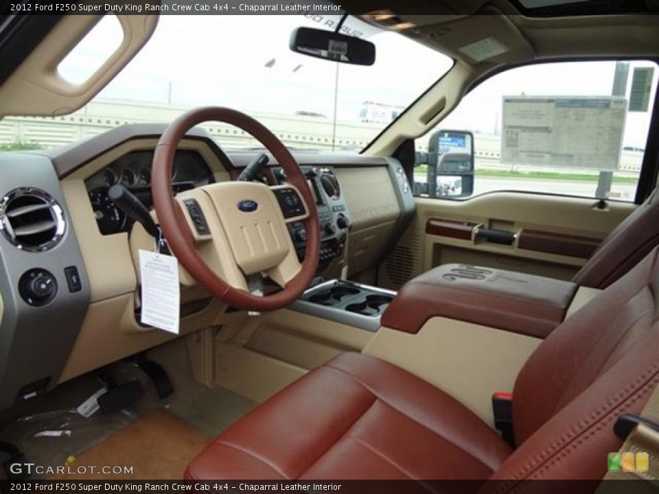 Chaparral Leather Interior Photo for the 2012 Ford F250 Super Duty King Ranch Crew Cab 4x4 #59760866