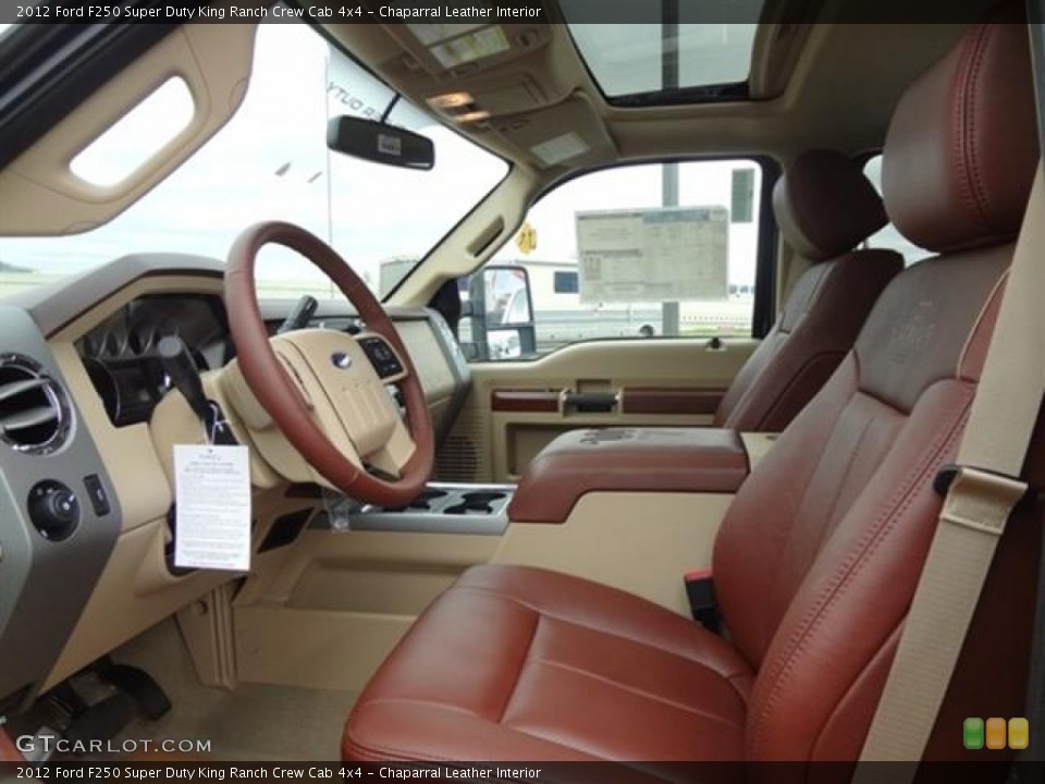 Chaparral Leather Interior Photo for the 2012 Ford F250 Super Duty King Ranch Crew Cab 4x4 #59760876
