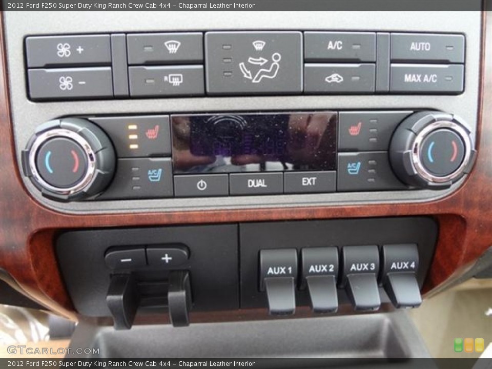 Chaparral Leather Interior Controls for the 2012 Ford F250 Super Duty King Ranch Crew Cab 4x4 #59760944