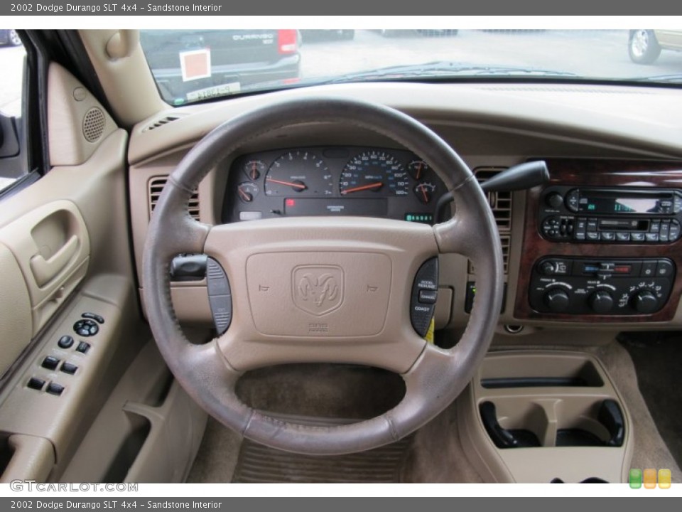 Sandstone Interior Steering Wheel for the 2002 Dodge Durango SLT 4x4 #59761268