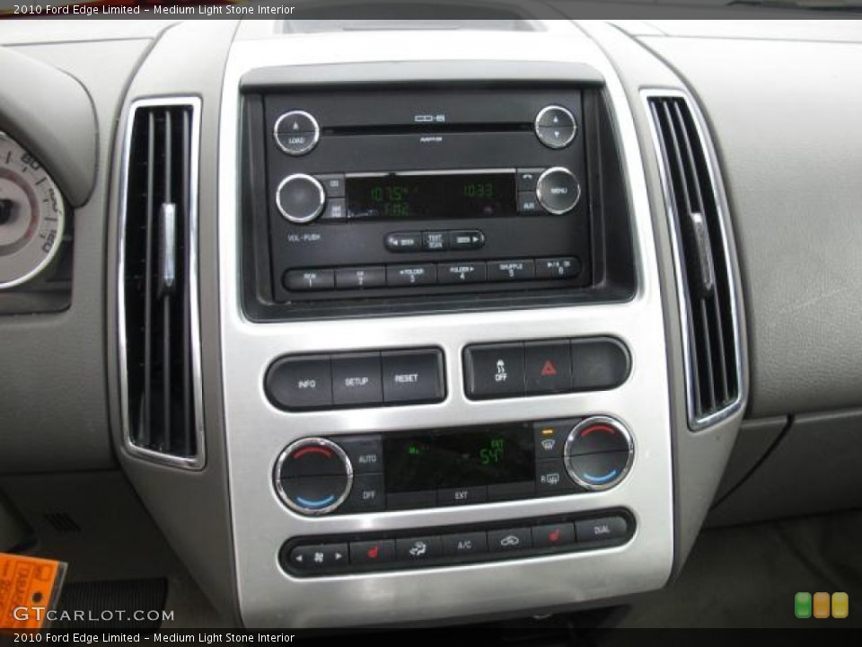 Medium Light Stone Interior Controls for the 2010 Ford Edge Limited #59761604