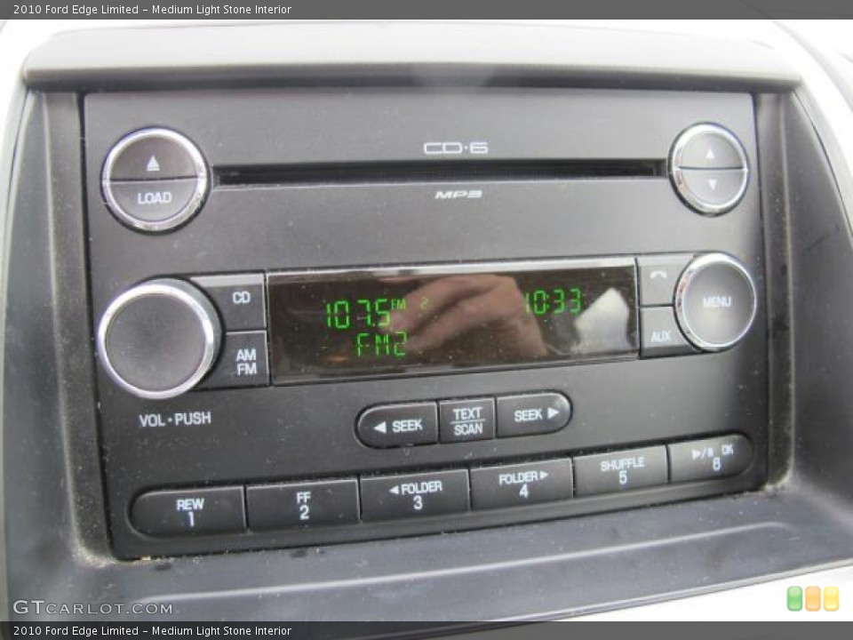 Medium Light Stone Interior Audio System for the 2010 Ford Edge Limited #59761616