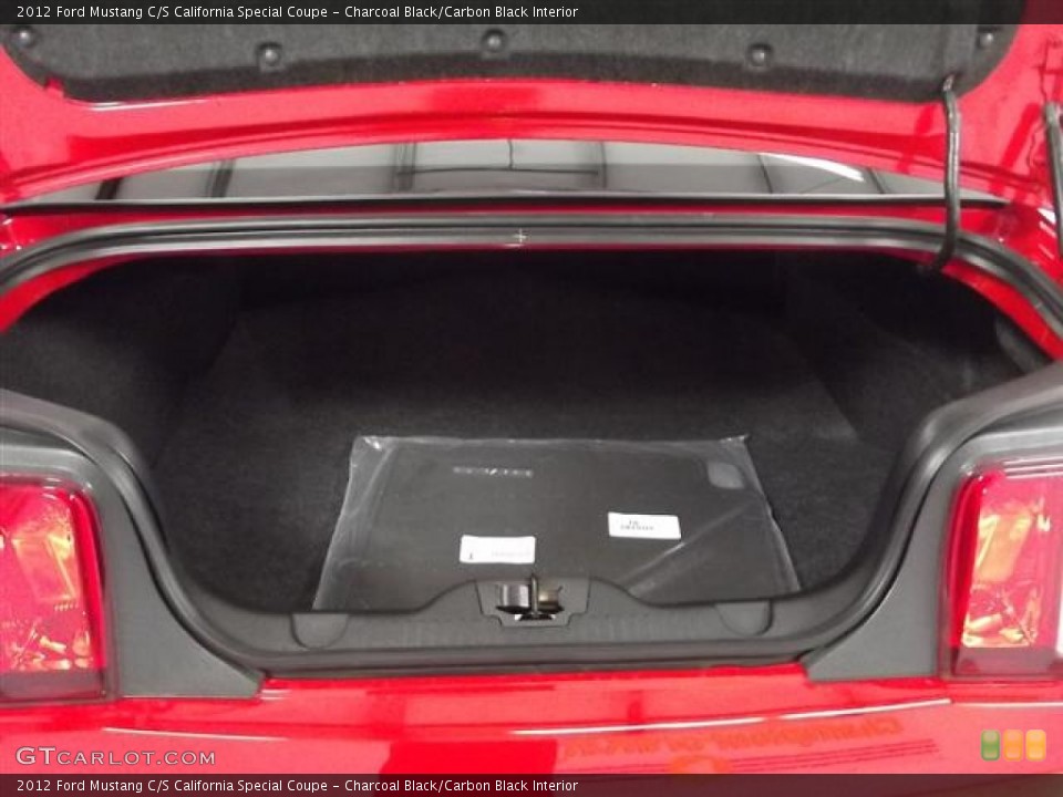 Charcoal Black/Carbon Black Interior Trunk for the 2012 Ford Mustang C/S California Special Coupe #59762192