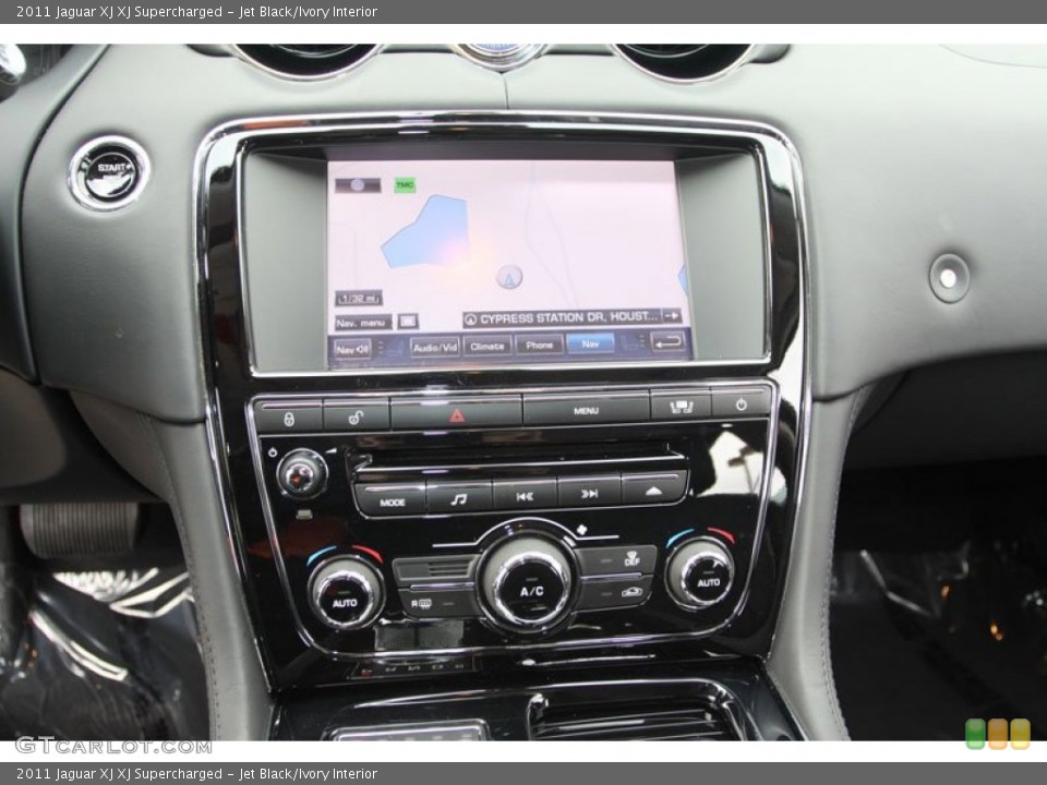 Jet Black/Ivory Interior Navigation for the 2011 Jaguar XJ XJ Supercharged #59767148