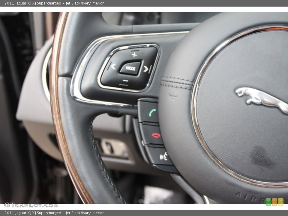 Jet Black/Ivory Interior Controls for the 2011 Jaguar XJ XJ Supercharged #59767211