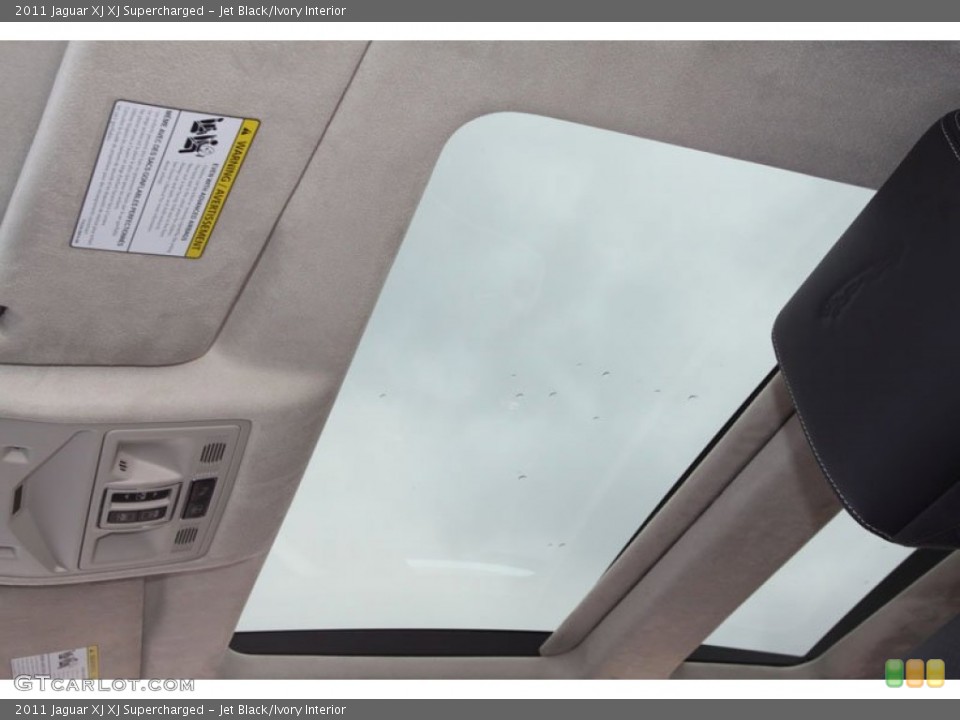 Jet Black/Ivory Interior Sunroof for the 2011 Jaguar XJ XJ Supercharged #59767262