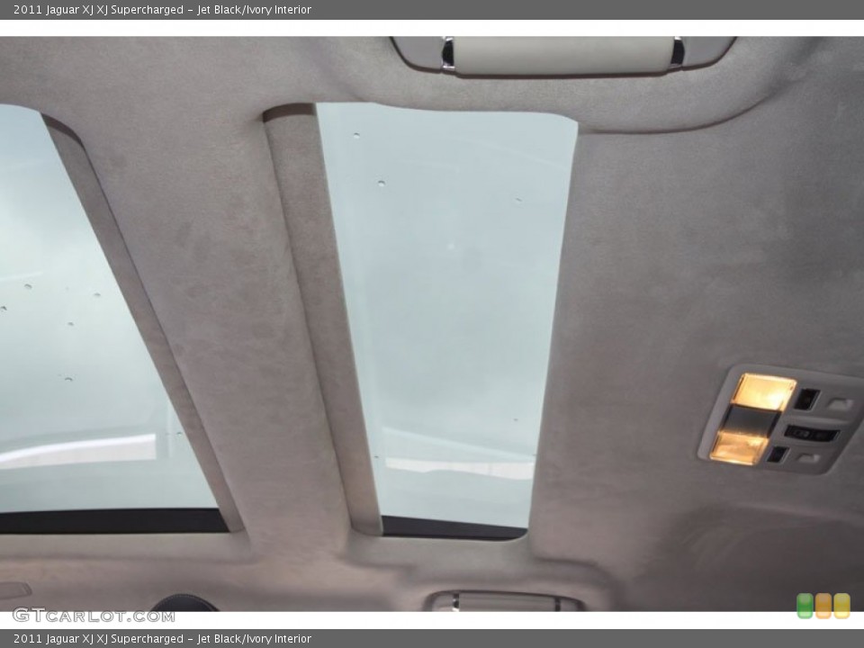 Jet Black/Ivory Interior Sunroof for the 2011 Jaguar XJ XJ Supercharged #59767268