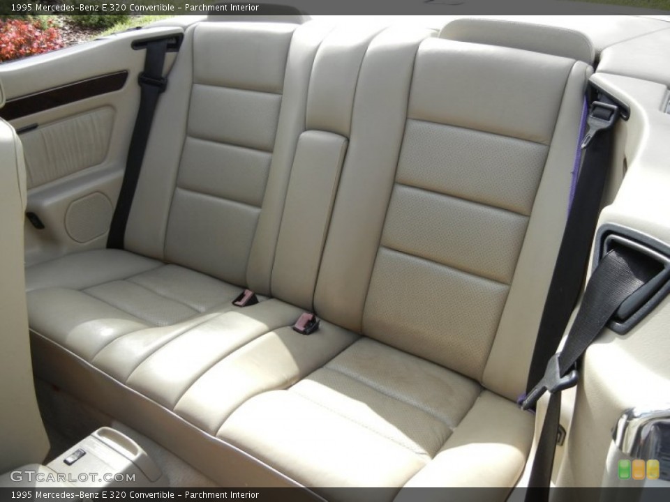 Parchment Interior Rear Seat for the 1995 Mercedes-Benz E 320 Convertible #59767648