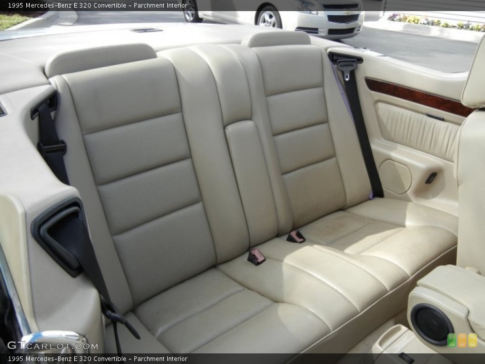Parchment Interior Rear Seat for the 1995 Mercedes-Benz E 320 Convertible #59767674