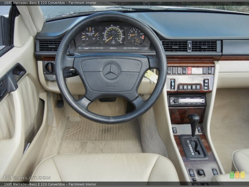Parchment Interior Dashboard for the 1995 Mercedes-Benz E 320 Convertible #59767691