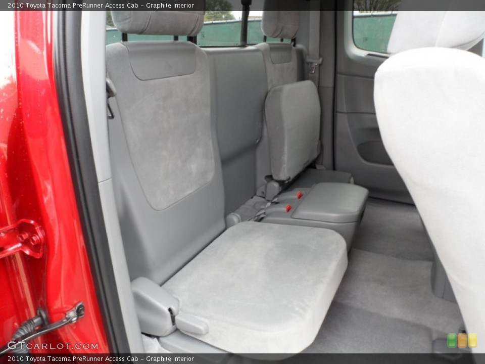 Graphite Interior Rear Seat for the 2010 Toyota Tacoma PreRunner Access Cab #59767757