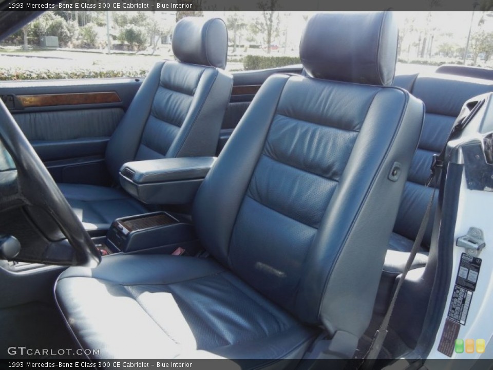 Blue Interior Front Seat for the 1993 Mercedes-Benz E Class 300 CE Cabriolet #59767949