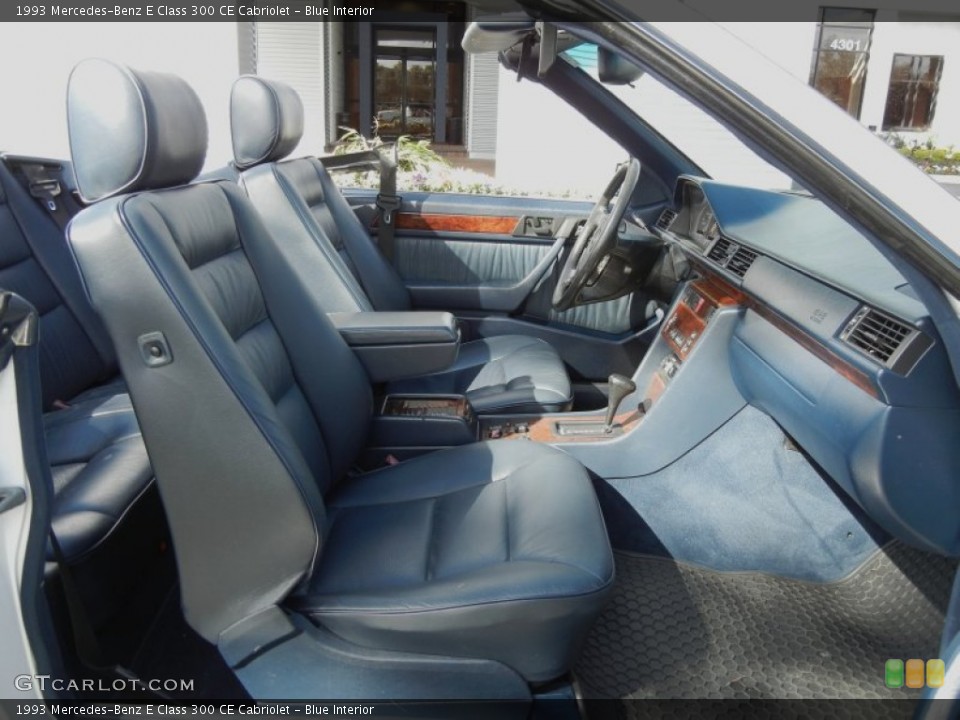 Blue Interior Photo for the 1993 Mercedes-Benz E Class 300 CE Cabriolet #59767982