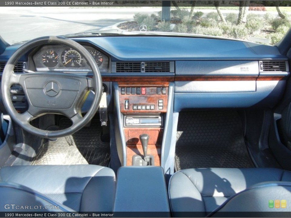 Blue Interior Dashboard for the 1993 Mercedes-Benz E Class 300 CE Cabriolet #59768009