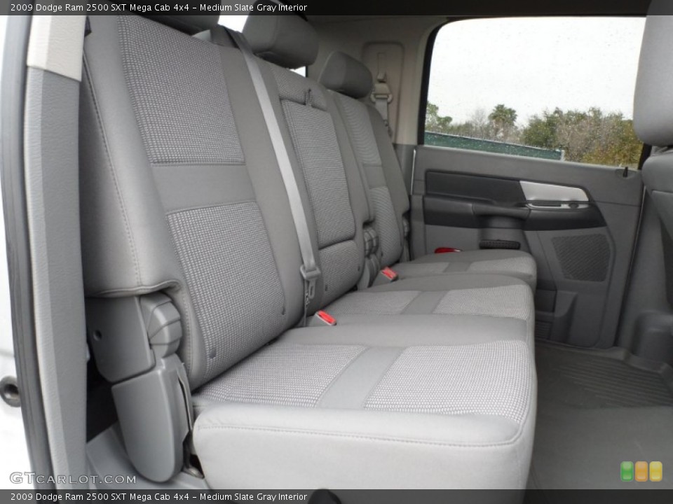 Medium Slate Gray Interior Rear Seat for the 2009 Dodge Ram 2500 SXT Mega Cab 4x4 #59768174