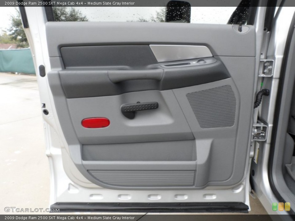Medium Slate Gray Interior Door Panel for the 2009 Dodge Ram 2500 SXT Mega Cab 4x4 #59768192
