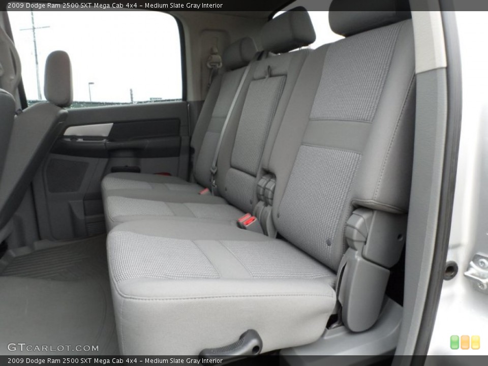 Medium Slate Gray Interior Rear Seat for the 2009 Dodge Ram 2500 SXT Mega Cab 4x4 #59768201
