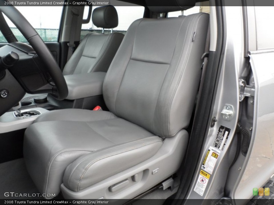 Graphite Gray Interior Front Seat for the 2008 Toyota Tundra Limited CrewMax #59768615