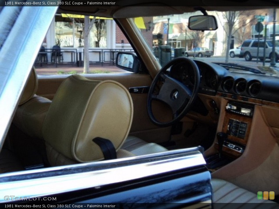 Palomino Interior Photo for the 1981 Mercedes-Benz SL Class 380 SLC Coupe #59769782