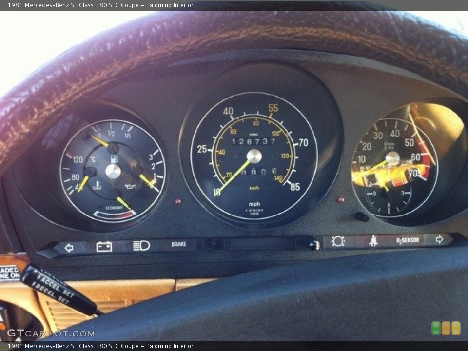 Palomino Interior Gauges for the 1981 Mercedes-Benz SL Class 380 SLC Coupe #59769791