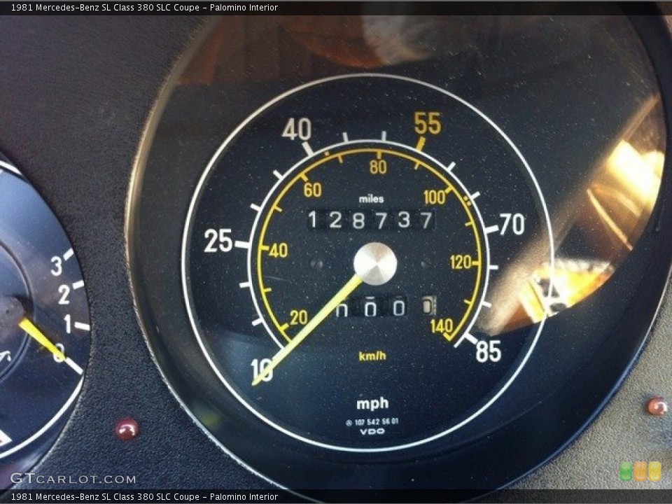 Palomino Interior Gauges for the 1981 Mercedes-Benz SL Class 380 SLC Coupe #59769800