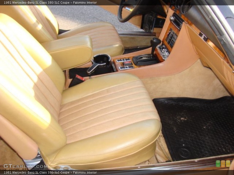 Palomino Interior Photo for the 1981 Mercedes-Benz SL Class 380 SLC Coupe #59769836