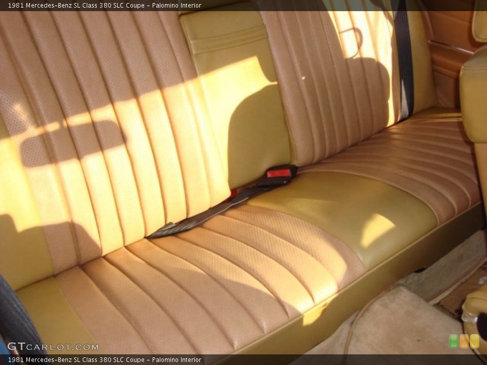 Palomino Interior Photo for the 1981 Mercedes-Benz SL Class 380 SLC Coupe #59769855