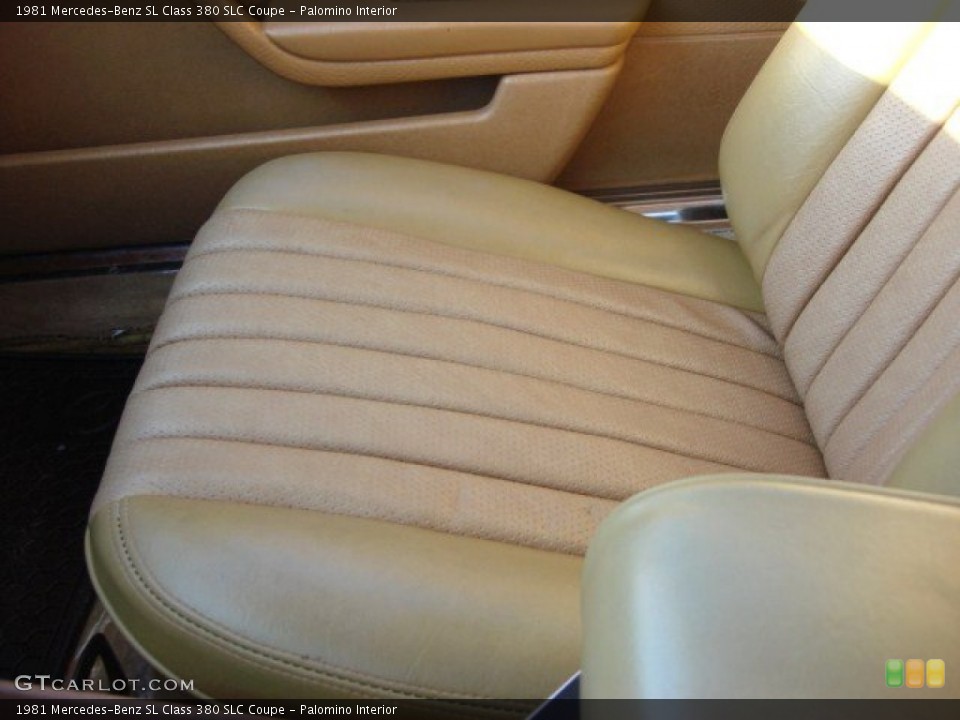 Palomino Interior Photo for the 1981 Mercedes-Benz SL Class 380 SLC Coupe #59769893