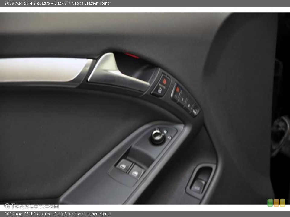 Black Silk Nappa Leather Interior Controls for the 2009 Audi S5 4.2 quattro #59770142