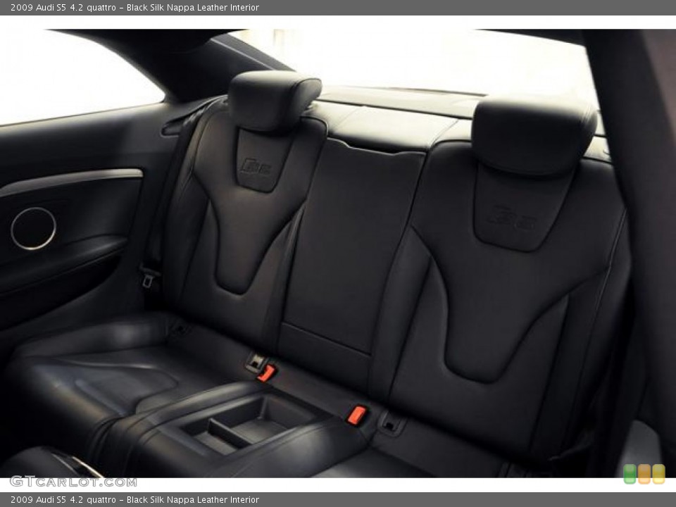 Black Silk Nappa Leather Interior Photo for the 2009 Audi S5 4.2 quattro #59770148